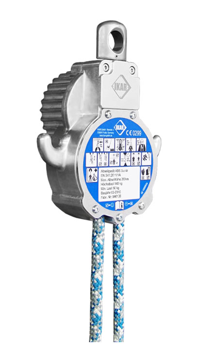 礦井人員作業過程中防墜器的應用